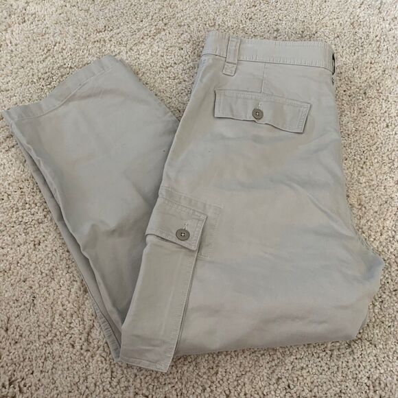 Eddie Bauer Pants Mens Cargo Straight Hiking Active Pants Size 36X30 Stone Beige - Picture 3 of 7